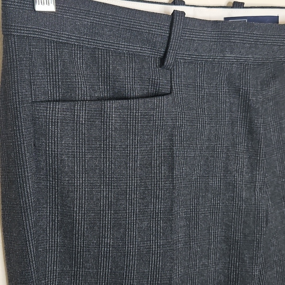 Gap Gray Plaid Bootcut Ankle Pants Size 6